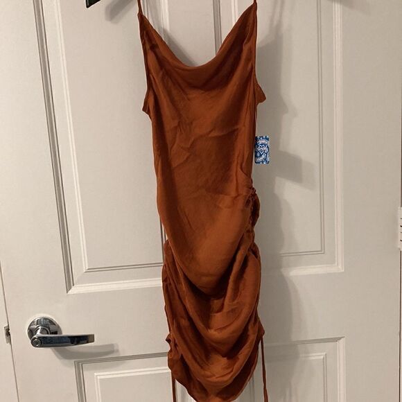 NWT Free People Day To Night Adjustable Slip Dress in Cinnaber. Size XXS. - Picture 5 of 9